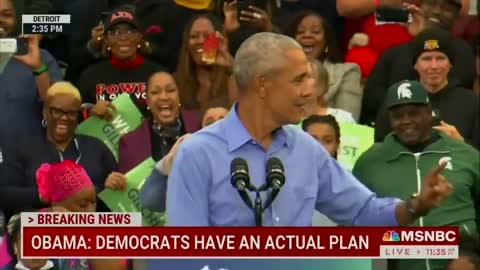 BREAKING NEWSOBAMA: DEMOCRATS HAVE AN ACTUAL PLAN