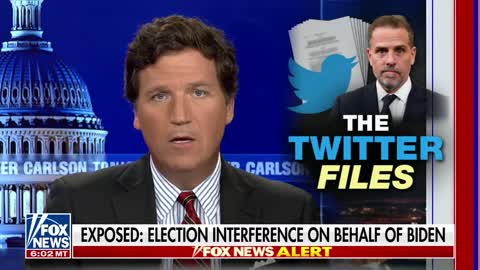 Tucker on Twitter and Hunter Laptop