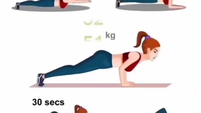 Fitness video human body fitnes