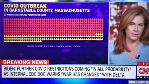 CNN: Il 74% dei ricoverati in Massachusetts sono completamente vaccinati e contagiano altri