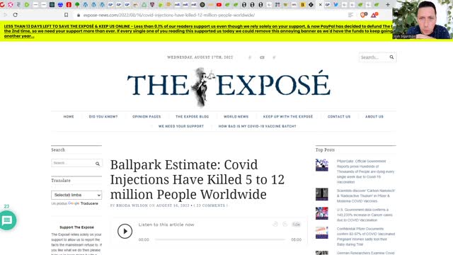 12 MILLION DEAD FROM VAX? - New SHOCKING Estimates! - MSM Is FORCED To Admit Lockdowns KILLED