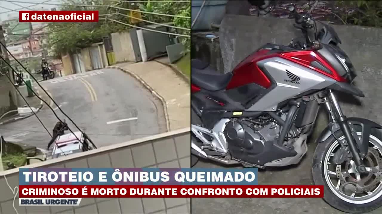 Tiroteio intenso e bandido morto