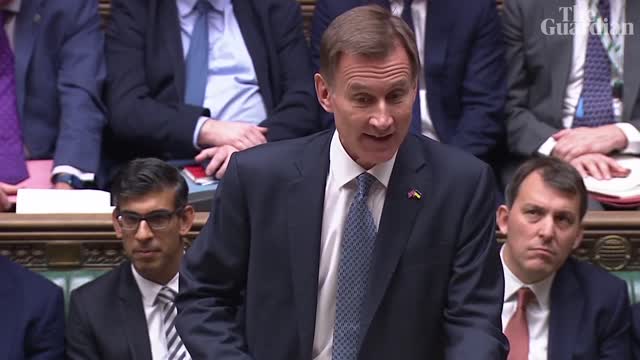 Jeremy Hunt announces tax increases in autumn statement