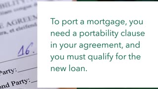 Portable Mortgage: What It Is, How It Works