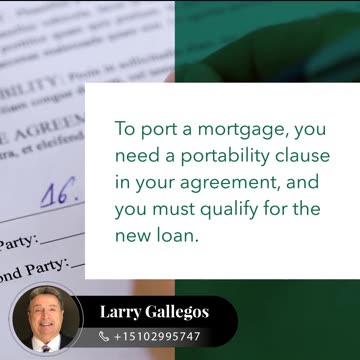 Portable Mortgage: What It Is, How It Works