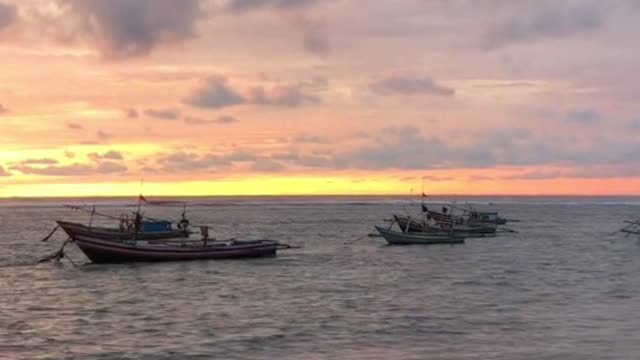 river boat on the sea