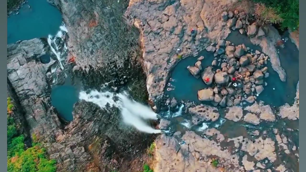 Surla waterfall Goa India🙏🙏