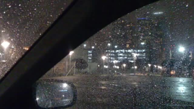 Cozy car rain sounds 30 mins for trouble sleeping