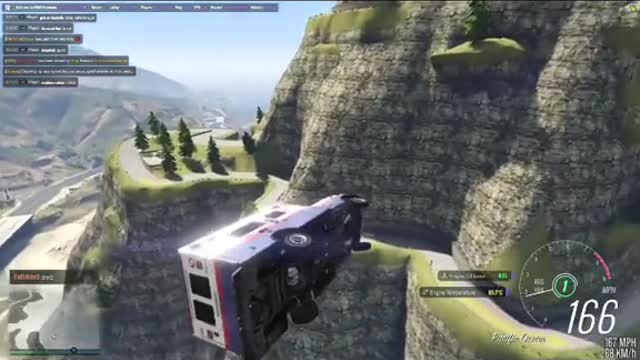 Jumpingoverthemilitary base...UsingaAmbulance... GTAO...