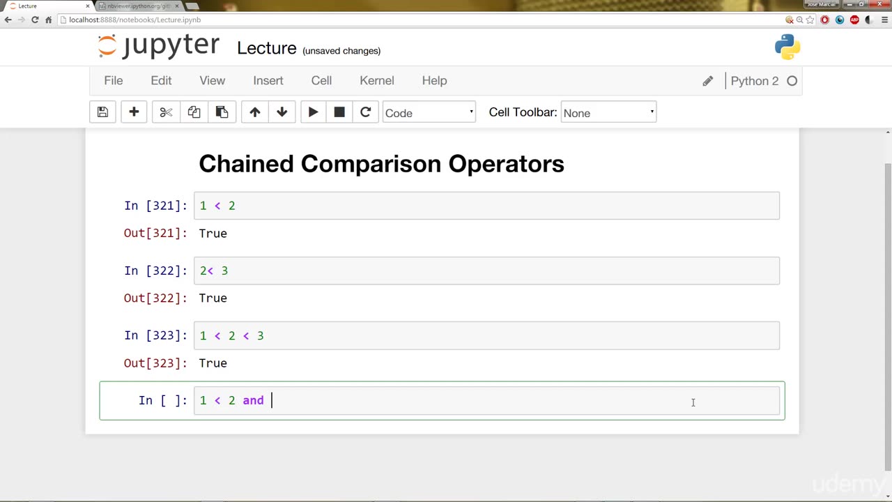 12 python programming for beginners- Chained Comparison Operators