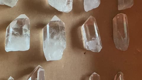 SALE Clear Lemurian Quartz Crystals