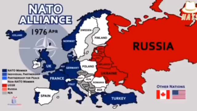 EXPANZE NATO OD ROKU 1949-2022