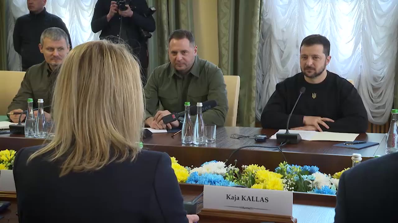 Estonian Prime Minister Kaja Kallas in Ukraine. 🇪🇪