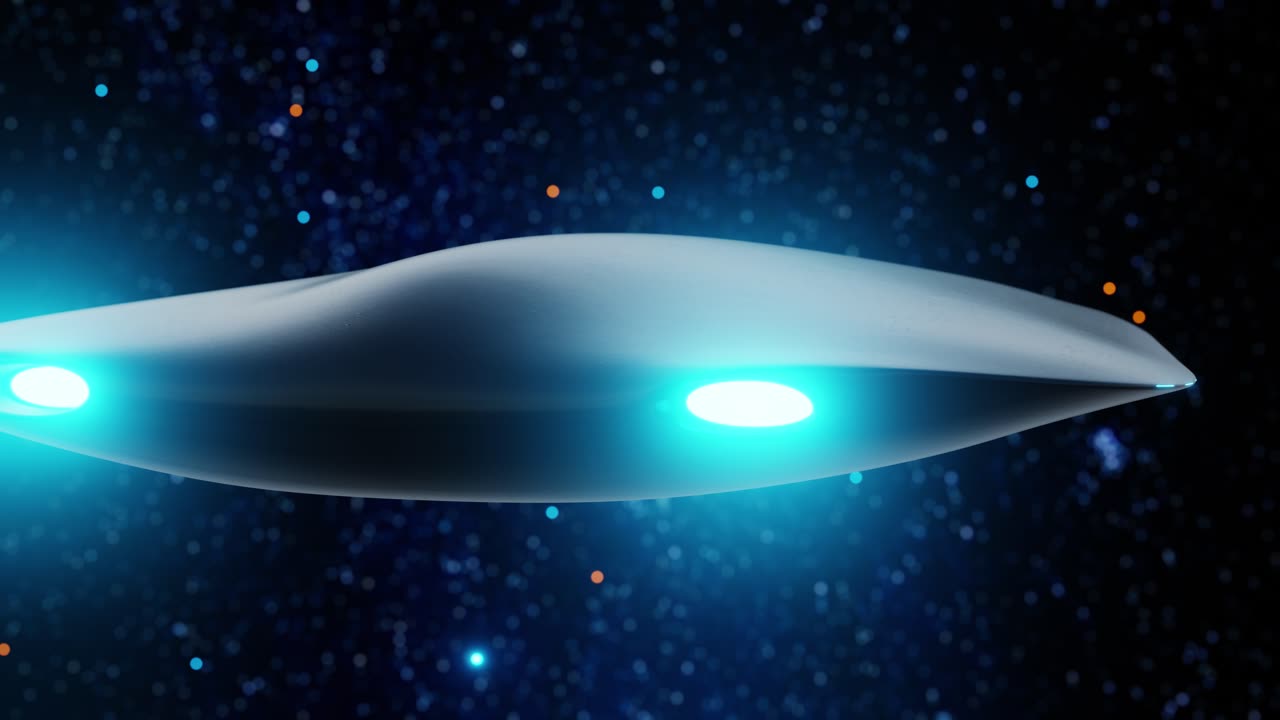 4K Spaceship Light Speed