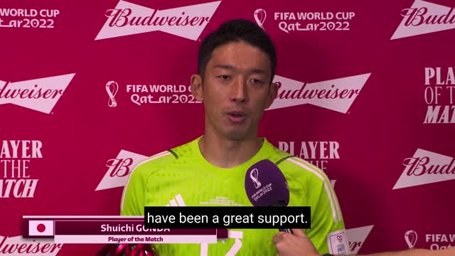 Germany vs Japan @Budweiser Player of the Match - Shuichi Gonda #FIFAWorldCup