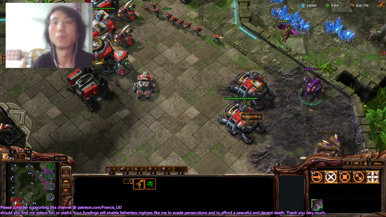 sc2 zvt got mauled by mass marines again on ancient cistern..