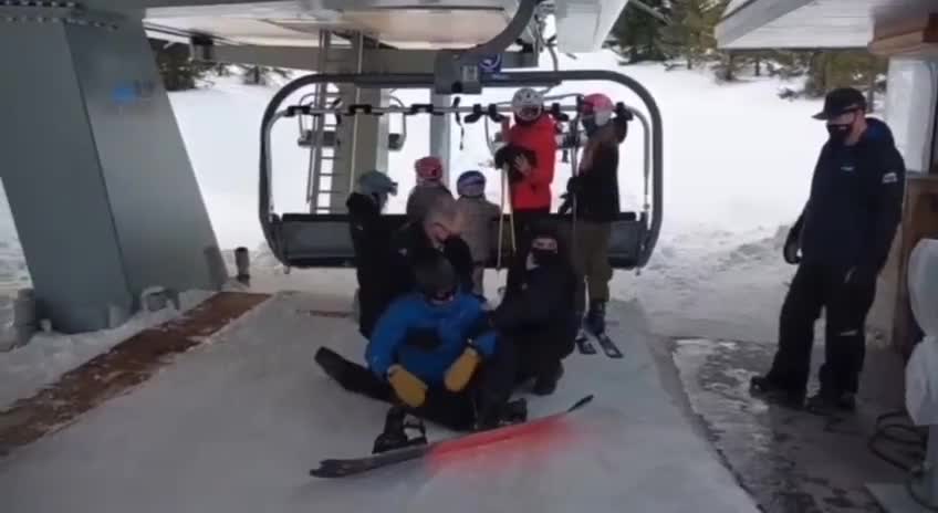 Meanwhile, at the ski slopes