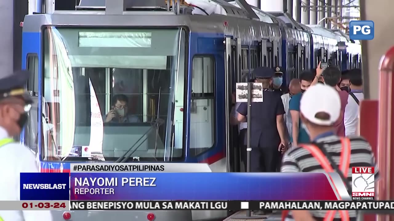 Bilang ng mga pasaherong naserbisyuhan ng MRT-3 noong 2023, pumalo sa higit 129-M