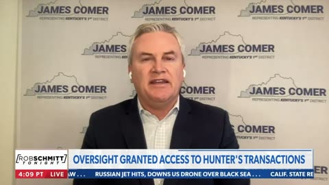 James Comer has bank records showing China sending money to three Biden family members.