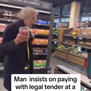 Using cash in a “ cashless “ store