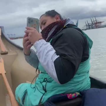 Indigenous activists block weapons shipment to Israel in Tacoma Port