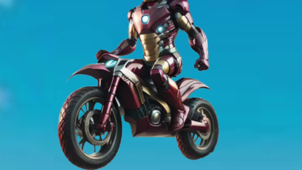 Motor cross super hero