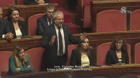 🔴 Intervento in Aula del Sen. Claudio Borghi in seguito alle comunicazioni del Pres. del C. Meloni.