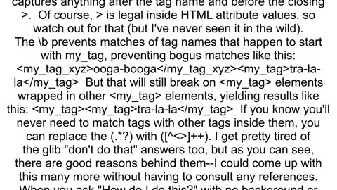 Get attribute and inner HTML of a specified custom HTML tag