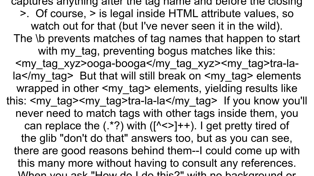 Get attribute and inner HTML of a specified custom HTML tag