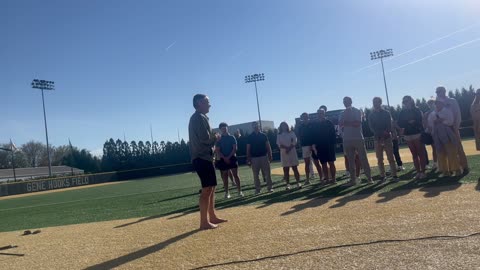 Wake Forest on field Resurrection Service - part 2