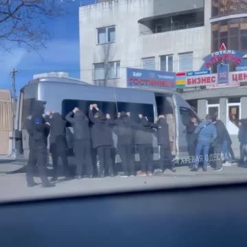 A group of Ukrainian "volunteers"