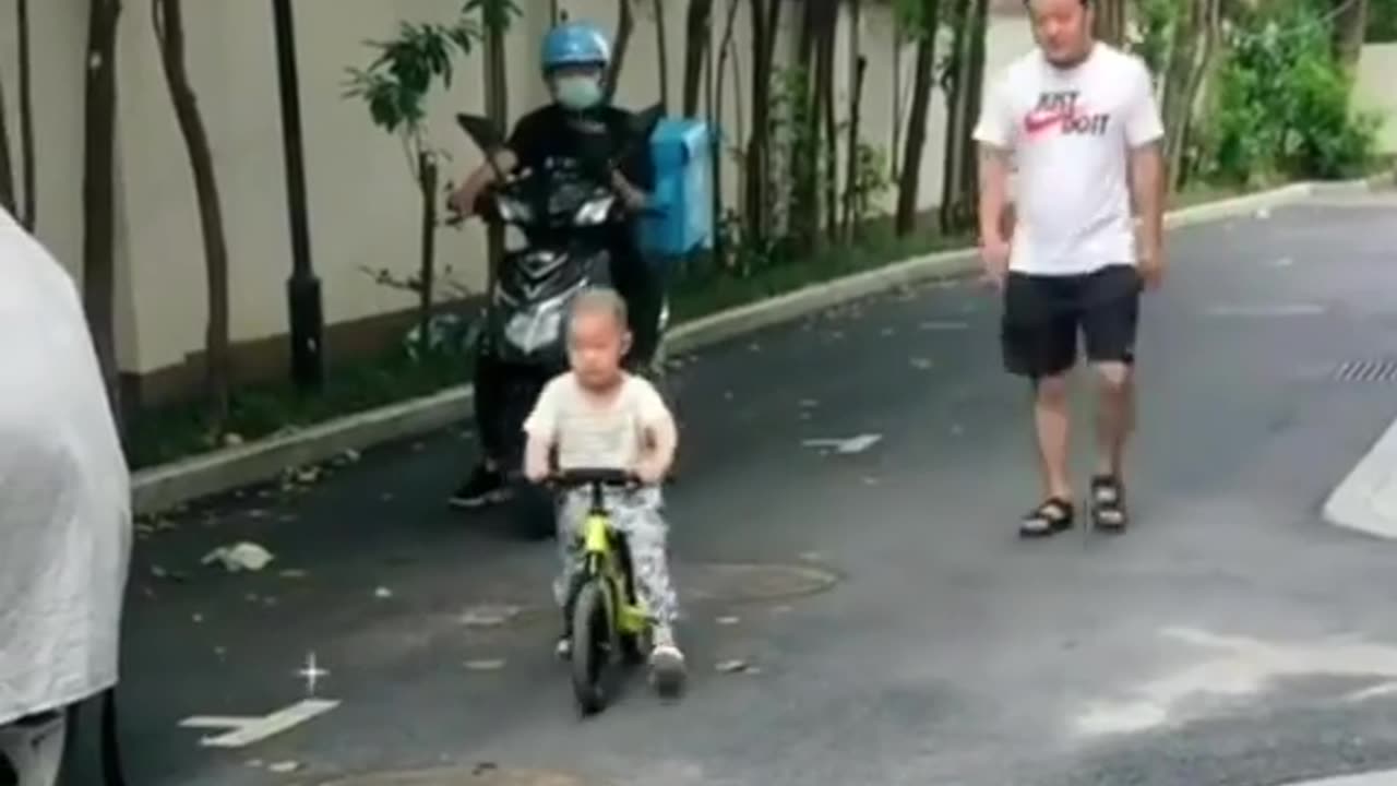 Funny kids training