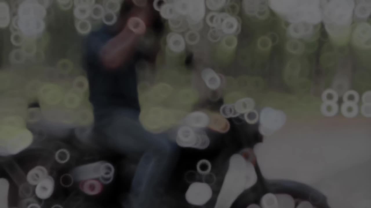 Bike ride in a forest royal Enfield classic 350 black colour riding in forest