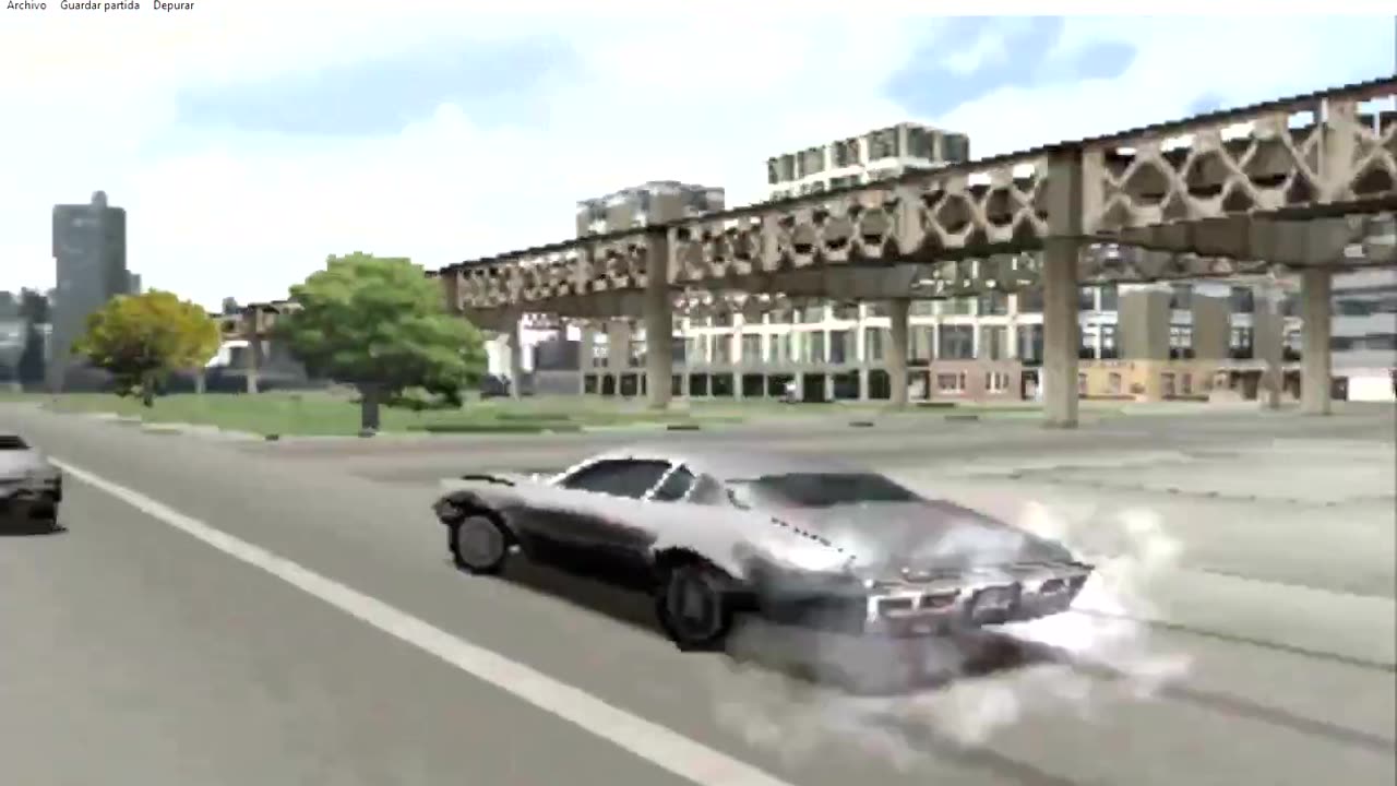 High speed chase of a 1970s car in Chicago in Driver 2 part 4