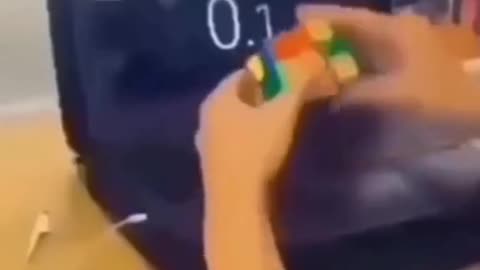 Fastest rubix cube solve😂😱