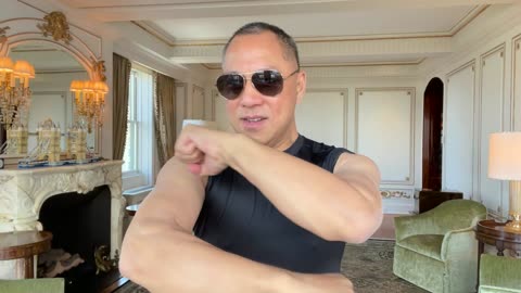 20220404文贵先生GETTR¹：心的感谢．战友们在过去几个小时，将我们的新的两个在苹果iTunes刚刚发布的《锁链梦》《灭共的雪》歌曲．在全球很多国家打榜第一名和第二名，一切都已经开始！