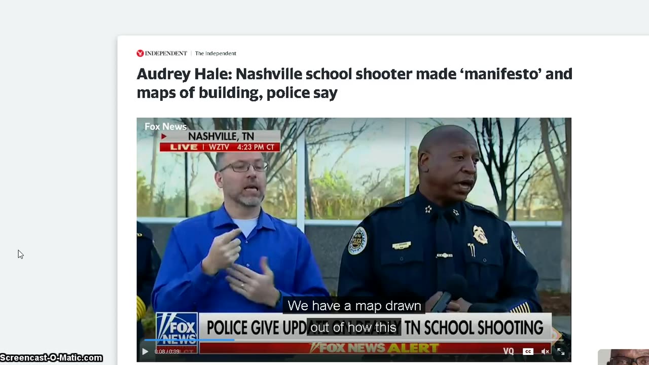 Yet another faked school shooting