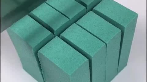 Cut a few squares of foam