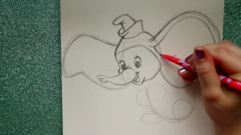 How to Draw DUMBO from Kids Disney videos 2023
