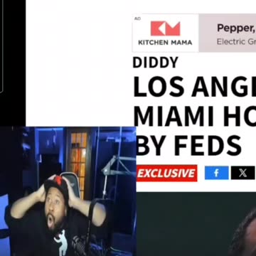 dj akademiks reaction to diddy son's areested & houses being raided #djakademiks #diddy #gossip