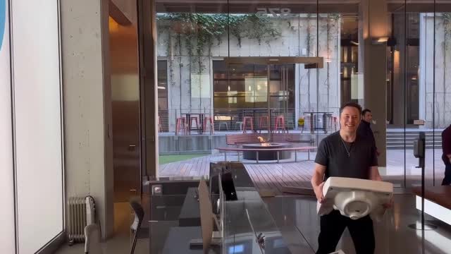 Elon Musk, Arrives At Twitter HQ