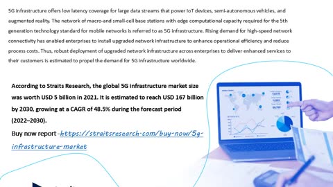 5G Infrastructure Market Report 2022-2030: Growth, Trends, and Key Insights