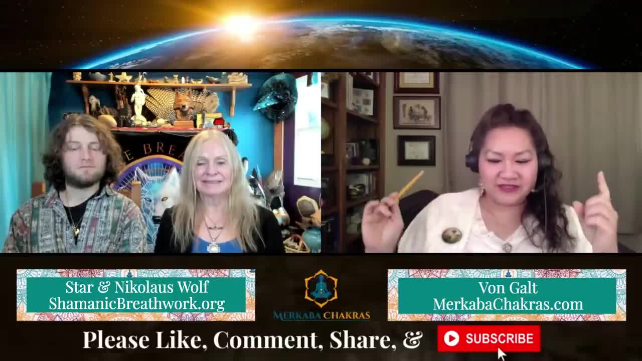 5D Shamanic Breathwork Connects w/Consciousness – Star & Nikólaus Wolf: Merkaba Chakras Podcast #36