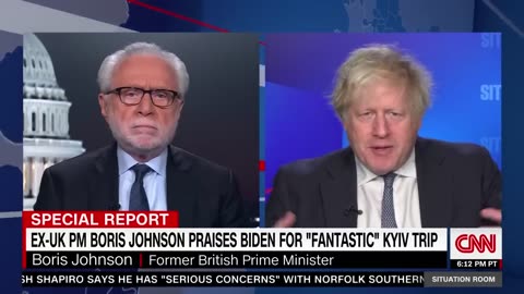 Boris Johnson reacts to Putin's war in Ukraine