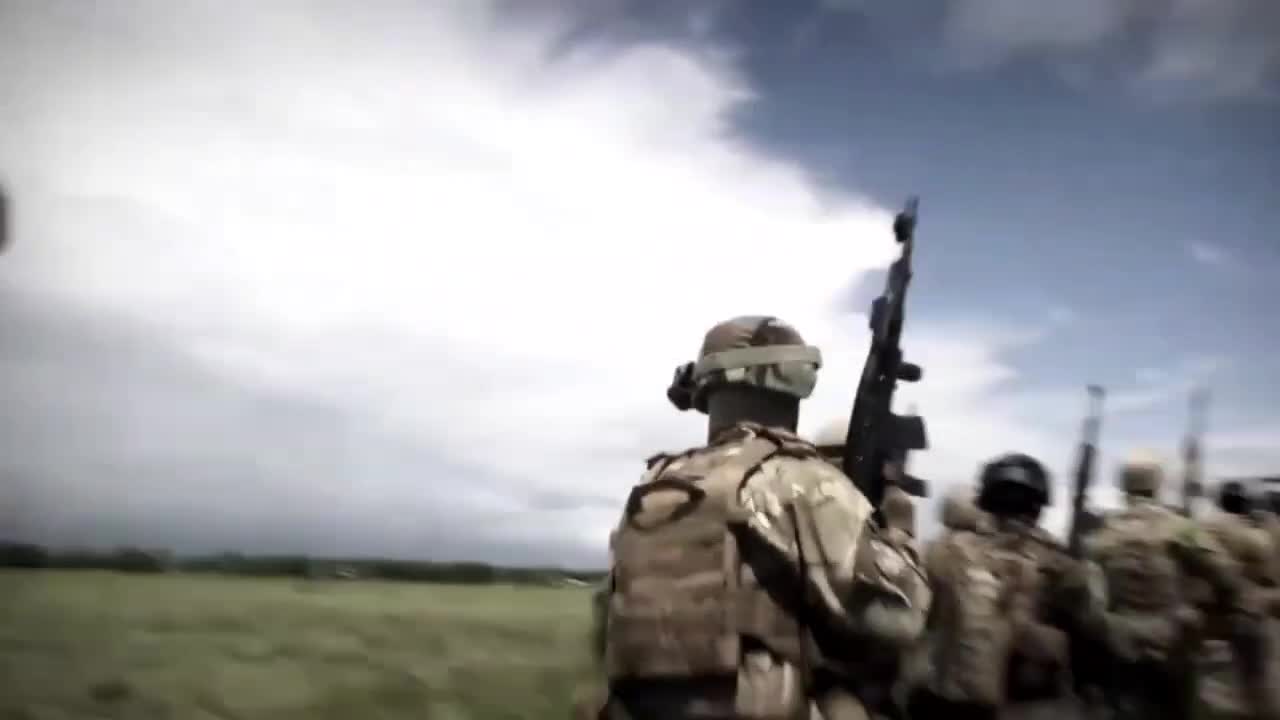 Ukraine ministry posted a footage on its Military day