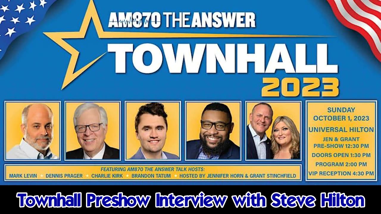 AM870 2023 Townhall Preshow Steve Hilton Interview