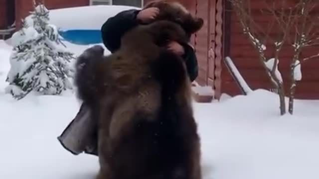 only in russia bear hug