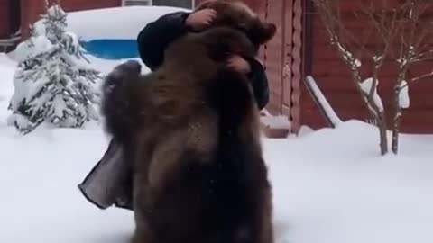 only in russia bear hug