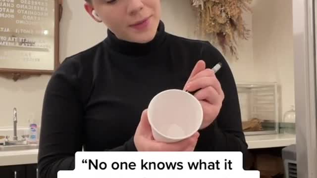 I just want you to feel good about your drink!