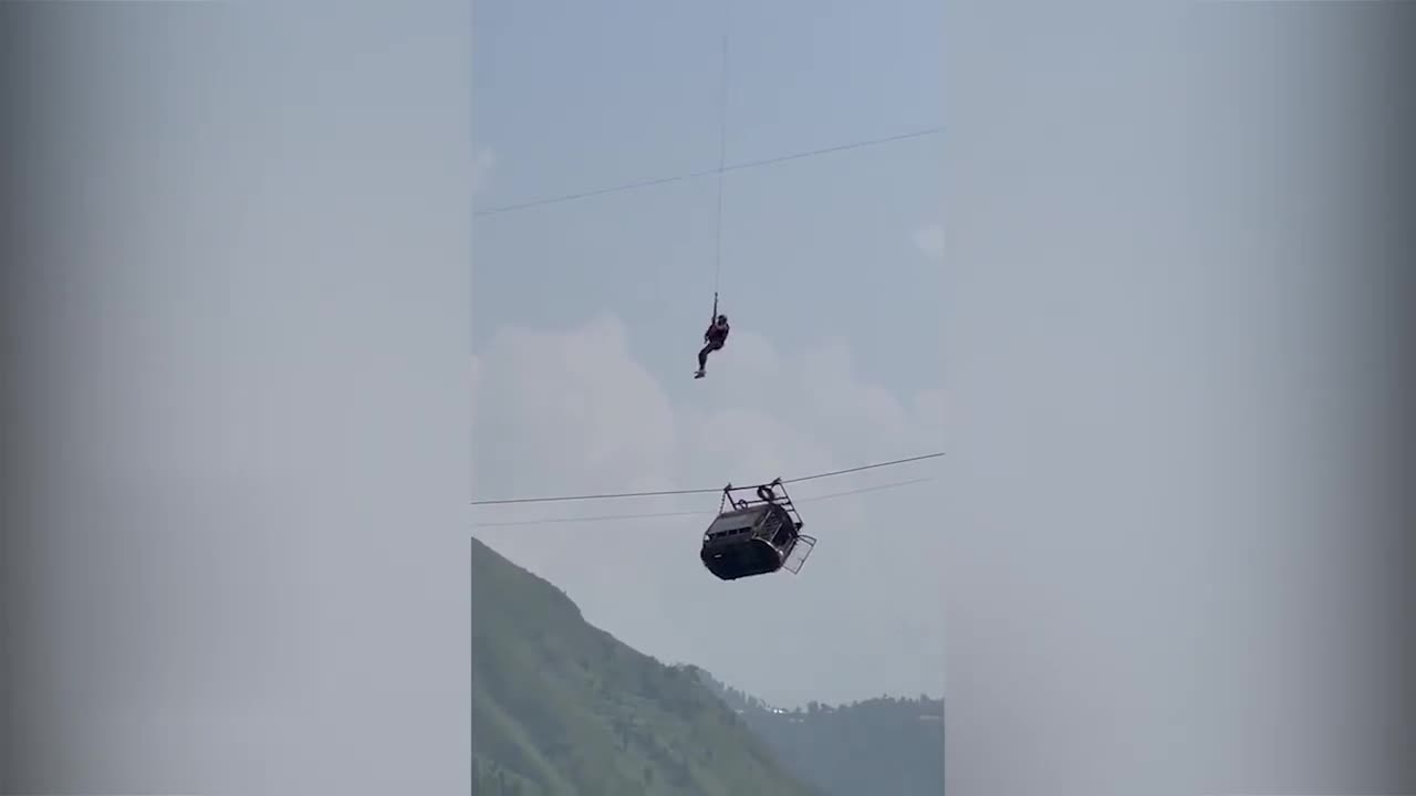 Critical Chairlift Incident, North west Pakistan